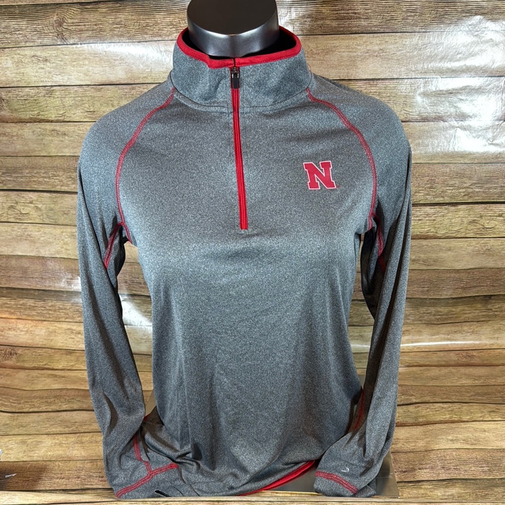 Nebraska Huskers Quarter-Zip Pullover